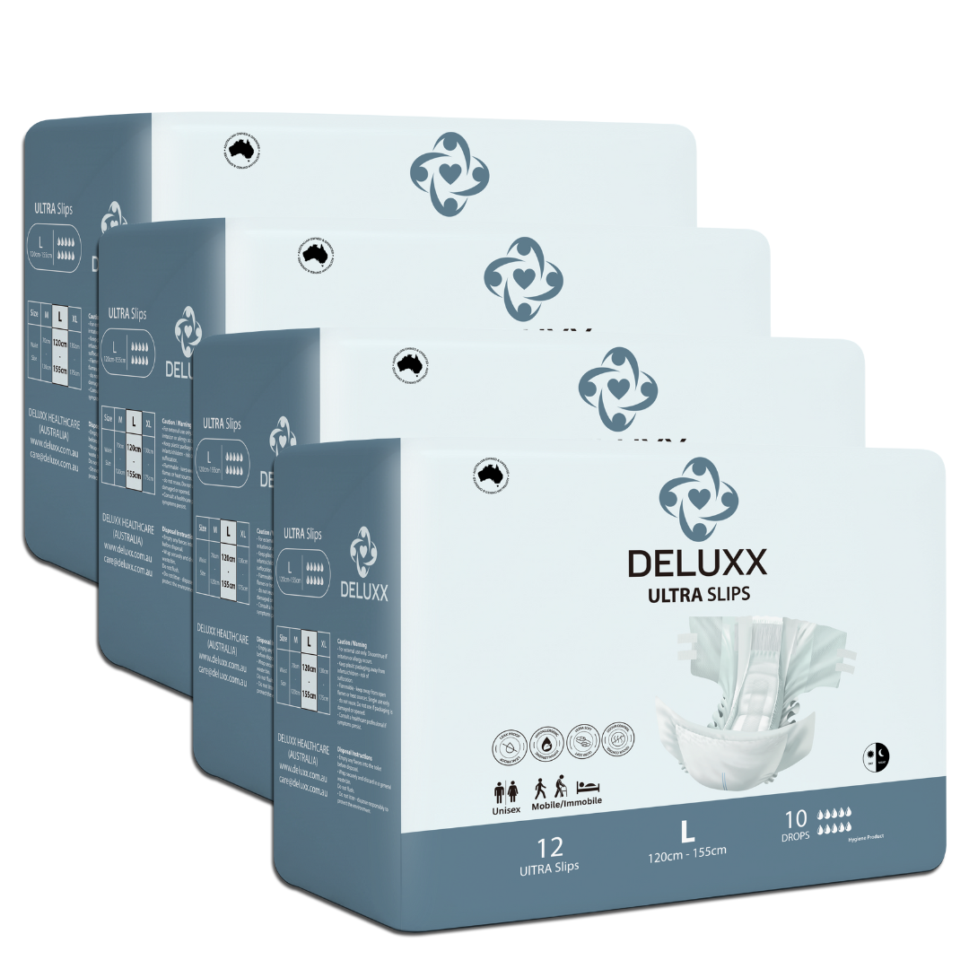 Deluxx Ultra Slips Large Carton (48 Pack)