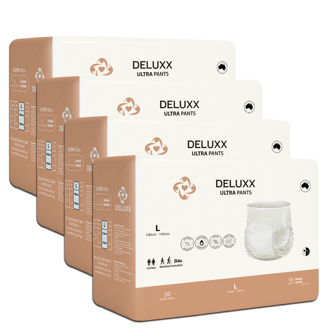 Deluxx Ultra Pants Large Carton (200 Pack)
